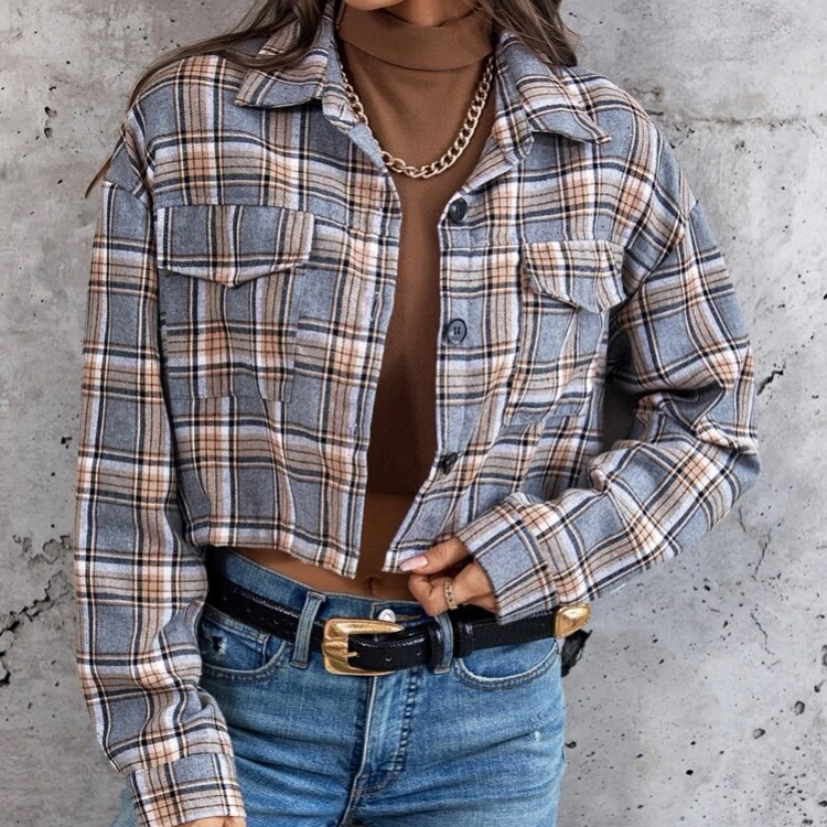 Chic Plaid Jacket